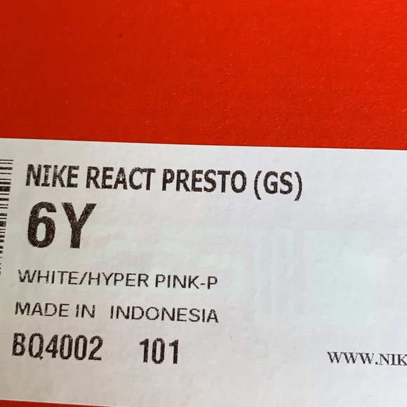 •NIKE REACT PRESTO WMNS - Picture 16 of 16